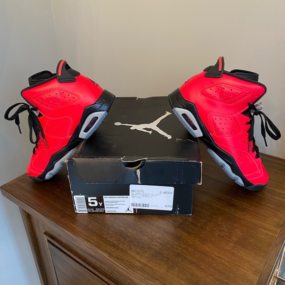 Nike Air Jordan 6 Retro BG (GS) “Infrared 23” - Picture 4 of 8